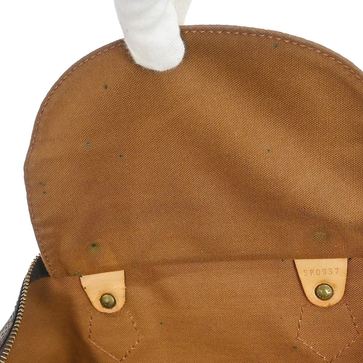 Louis Vuitton Speedy Handbag Monogram Canvas Brown Canvas Handbag (Pre-Owned)