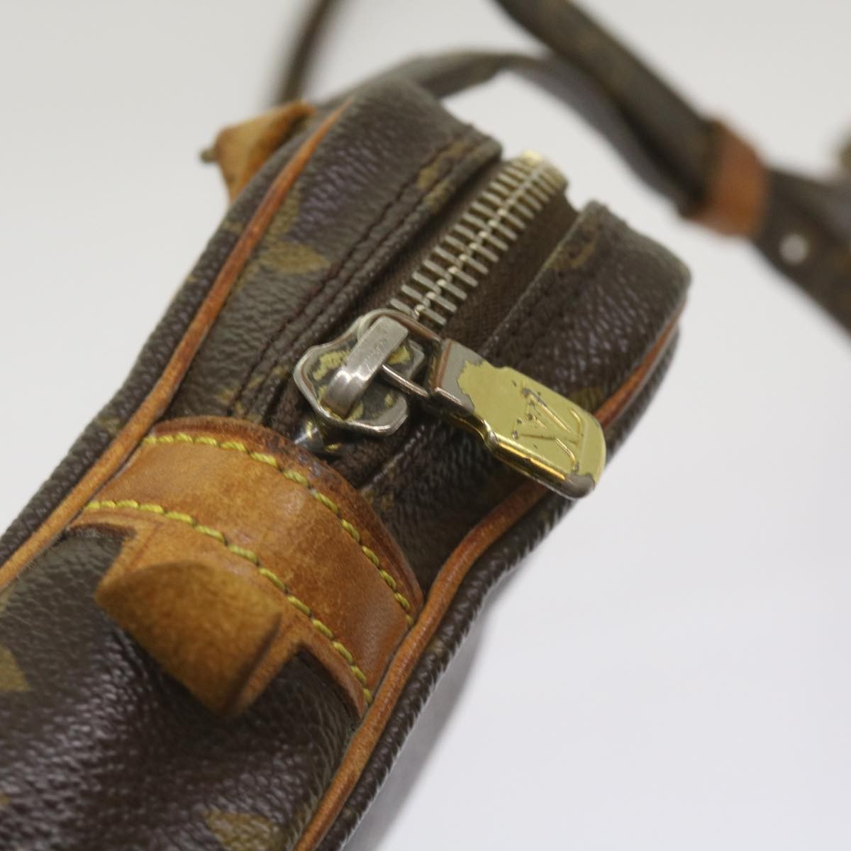 Louis Vuitton Pochette Marly Bandouliere Bag Monogram Canvas Brown Canvas Shoulder Bag Bag (Pre-Owned)