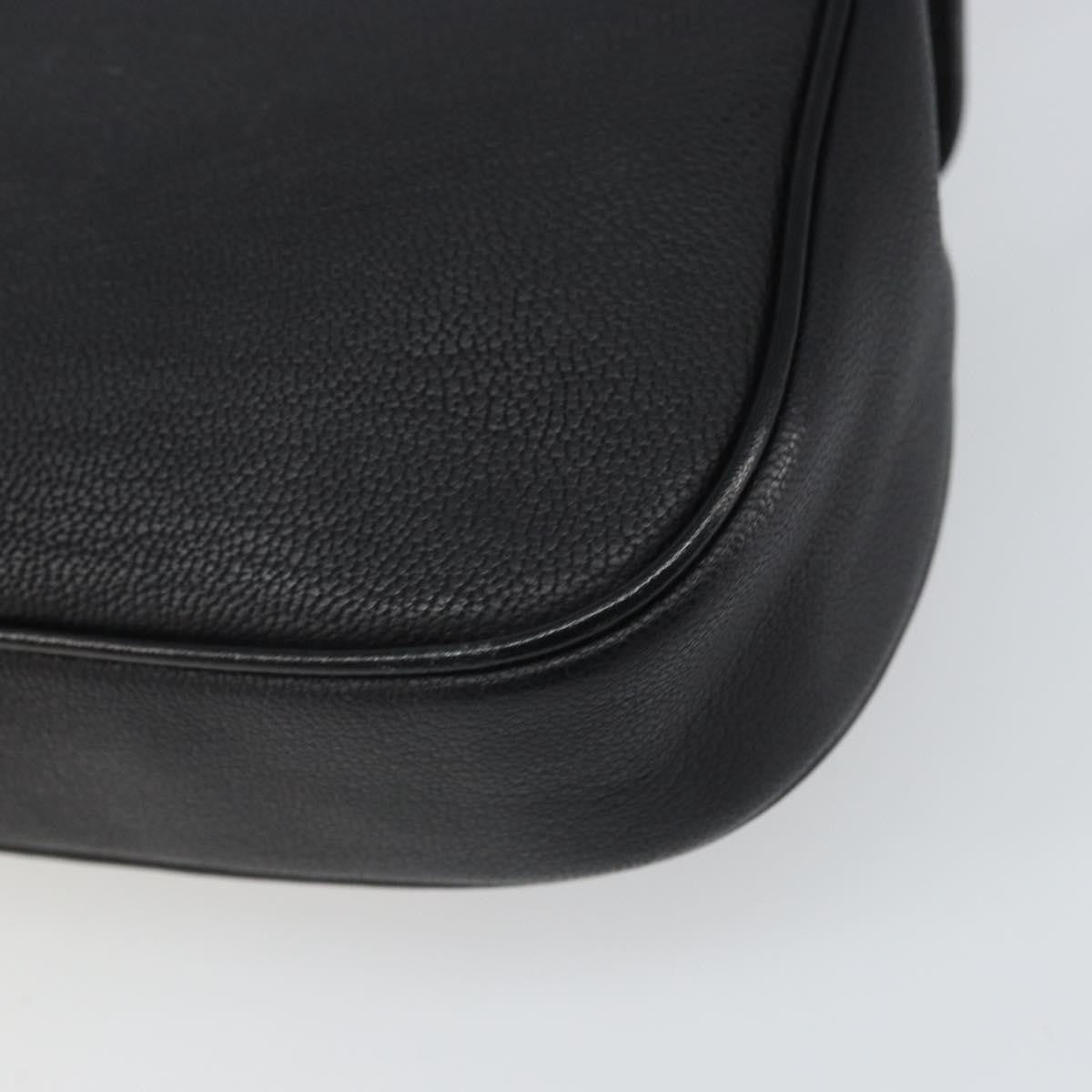 Givenchy Vintage 4G Shoulder Bag Leather Black Leather Shoulder Bag Bag (Pre-Owned)