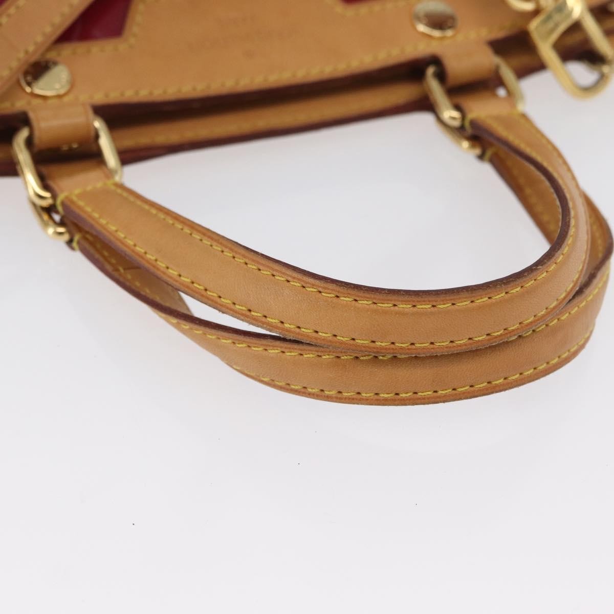 Louis Vuitton Blair Monogram Vernis Pink Patent_Leather Handbag (Pre-Owned)