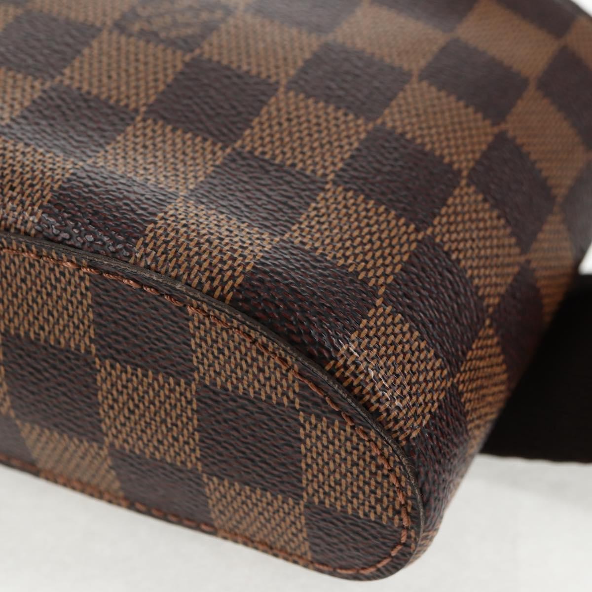Louis Vuitton Geronimos Waist Bag Damier Brown Canvas Shoulder Bag Bag (Pre-Owned)