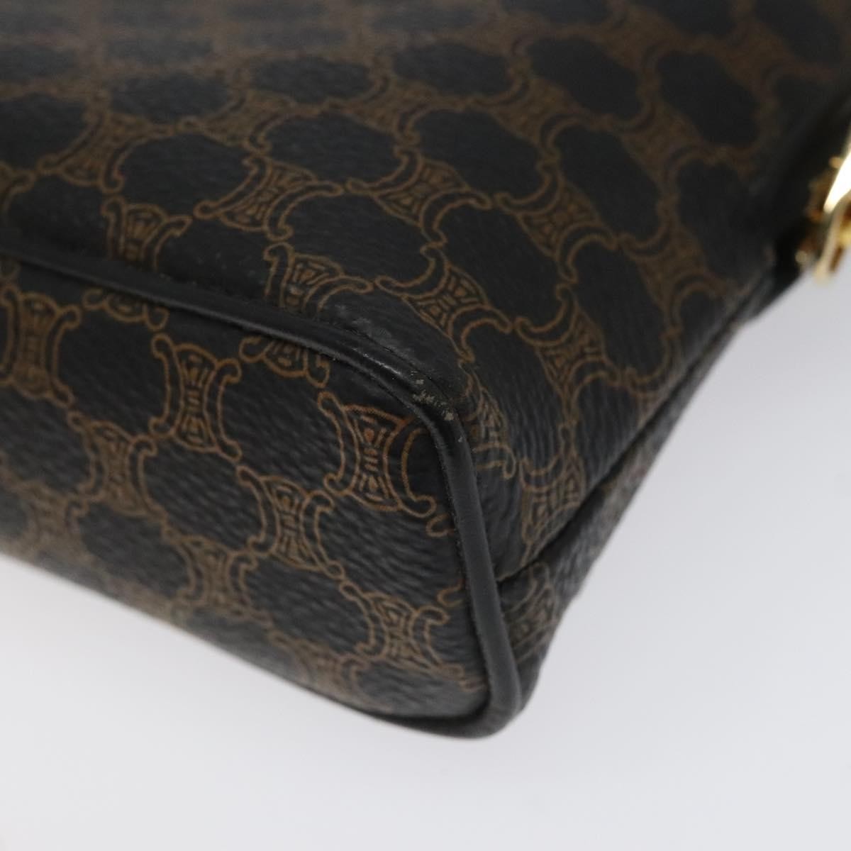 Celine Macadam Pochette Canvas And Leather Black Canvas Clutche & Pouche Bag (Pre-Owned)