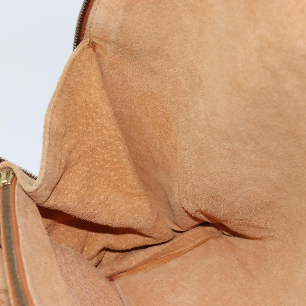 MCM Vintage Handbag Leather Brown Leather Handbag (Pre-Owned)