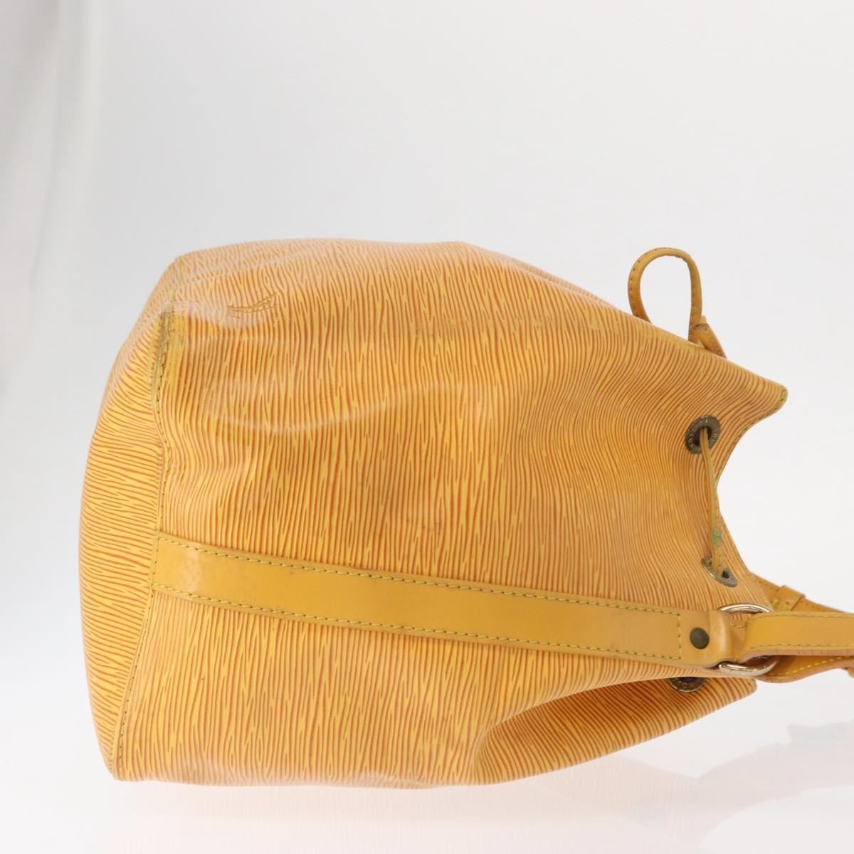 Louis Vuitton Petit Noe Handbag Epi Leather Yellow Leather Shoulder Bag Bag (Pre-Owned)