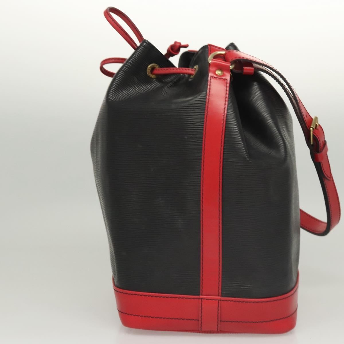 Louis Vuitton Bicolor Noe Handbag Epi Leather Black Leather Shoulder Bag Bag (Pre-Owned)
