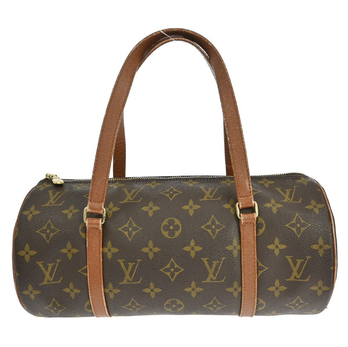 Louis Vuitton Papillon Handbag Monogram Canvas Brown Canvas Handbag (Pre-Owned)