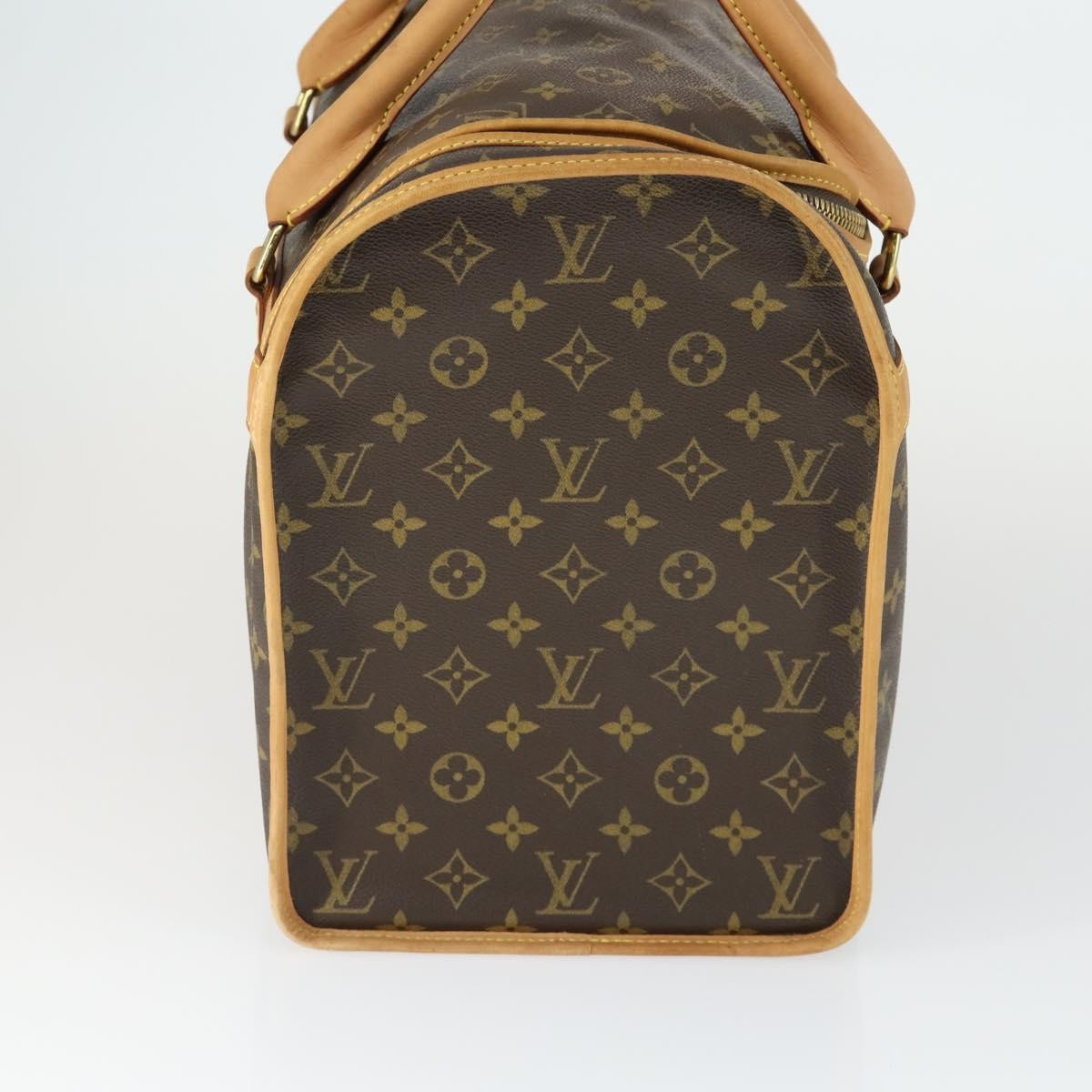Louis Vuitton Dog Carrier Bag Monogram Canvas Brown Canvas Travel Bag Bag (Pre-Owned)
