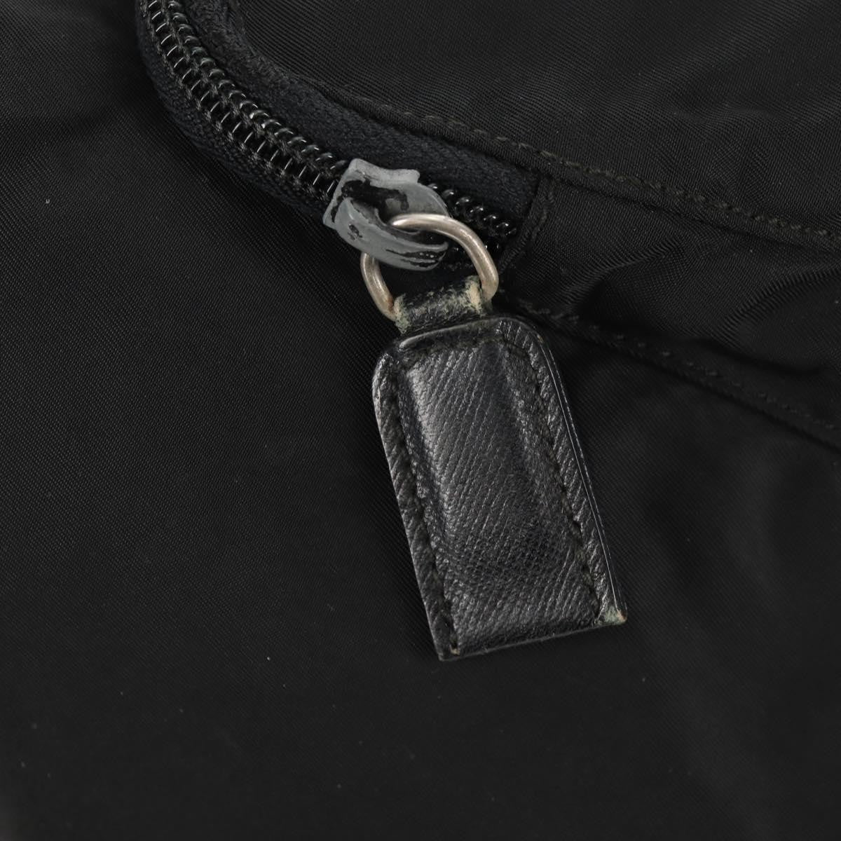 Prada Front Pocket Backpack Tessuto Black Nylon Backpack Bag (Pre-Owned)