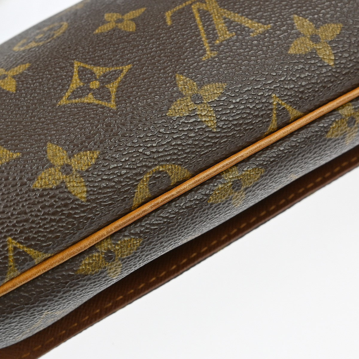 Louis Vuitton Musette Tango Handbag Monogram Canvas Brown Canvas Shoulder Bag Bag (Pre-Owned)