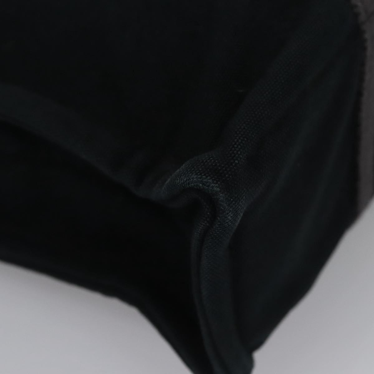 Hermes Fourre Tout Tote Canvas Black Canvas Tote Bag Bag (Pre-Owned)