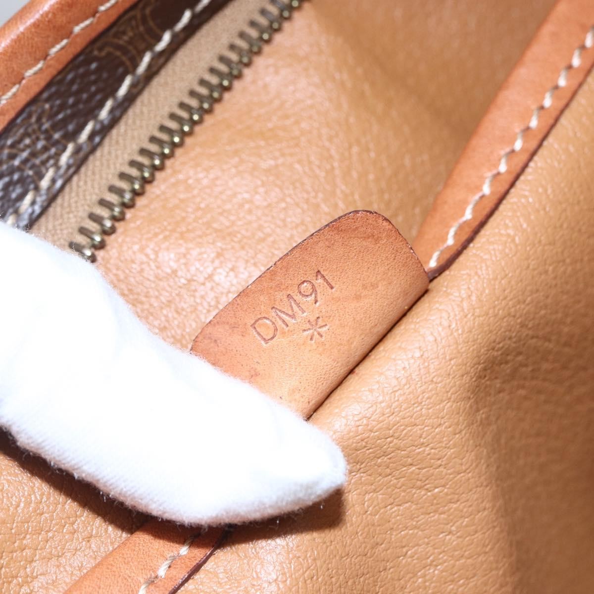 Celine Macadam Pochette Canvas Brown Canvas Clutche & Pouche Bag (Pre-Owned)