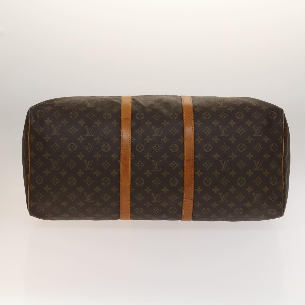 Louis Vuitton Keepall Bag Monogram Canvas Brown Canvas Travel Bag Bag (Pre-Owned)