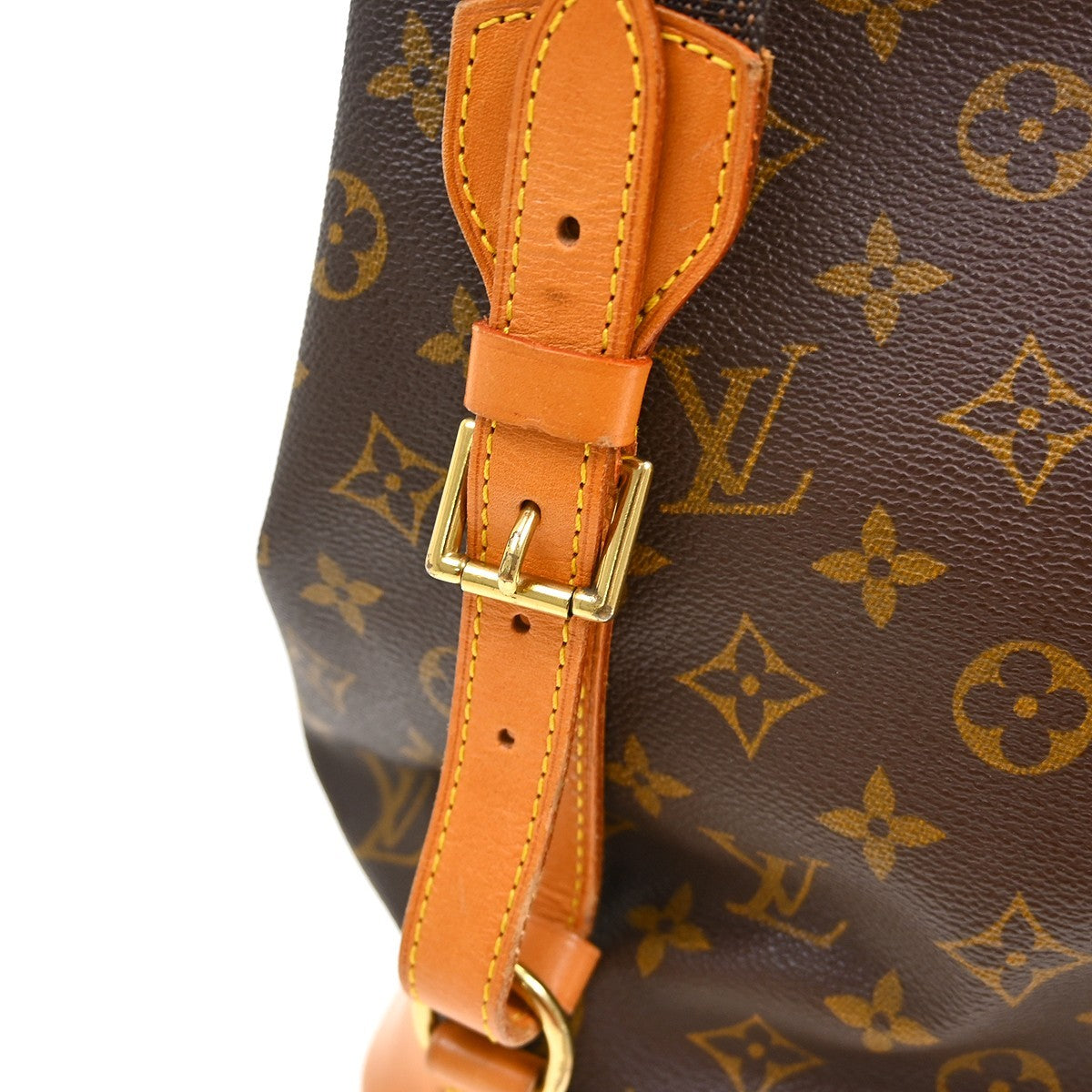 Louis Vuitton Vintage Montsouris Backpack Monogram Canvas Brown Canvas Backpack Bag (Pre-Owned)