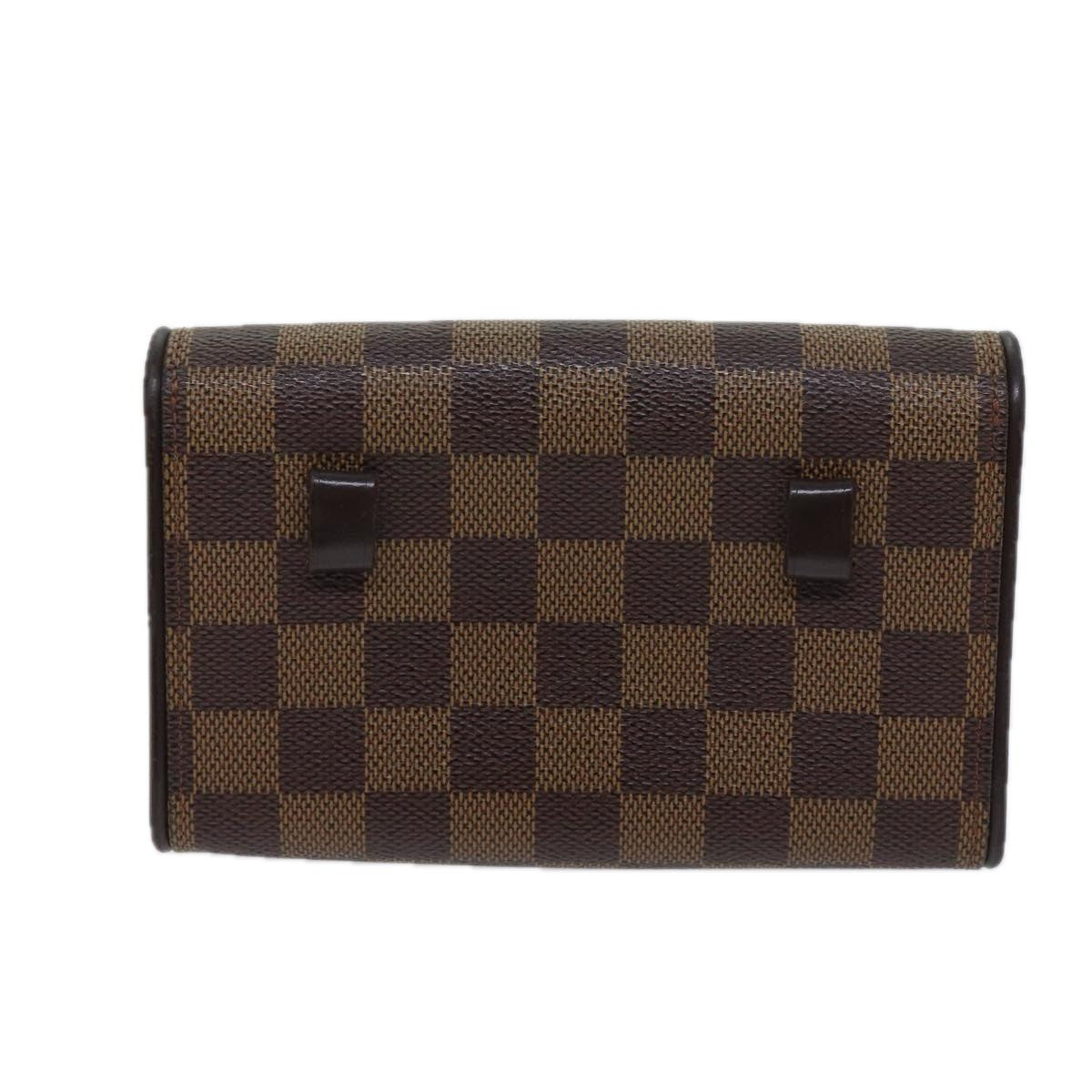Louis Vuitton Florentine Waist Bag Damier Canvas Brown Canvas Clutche & Pouche Bag (Pre-Owned)