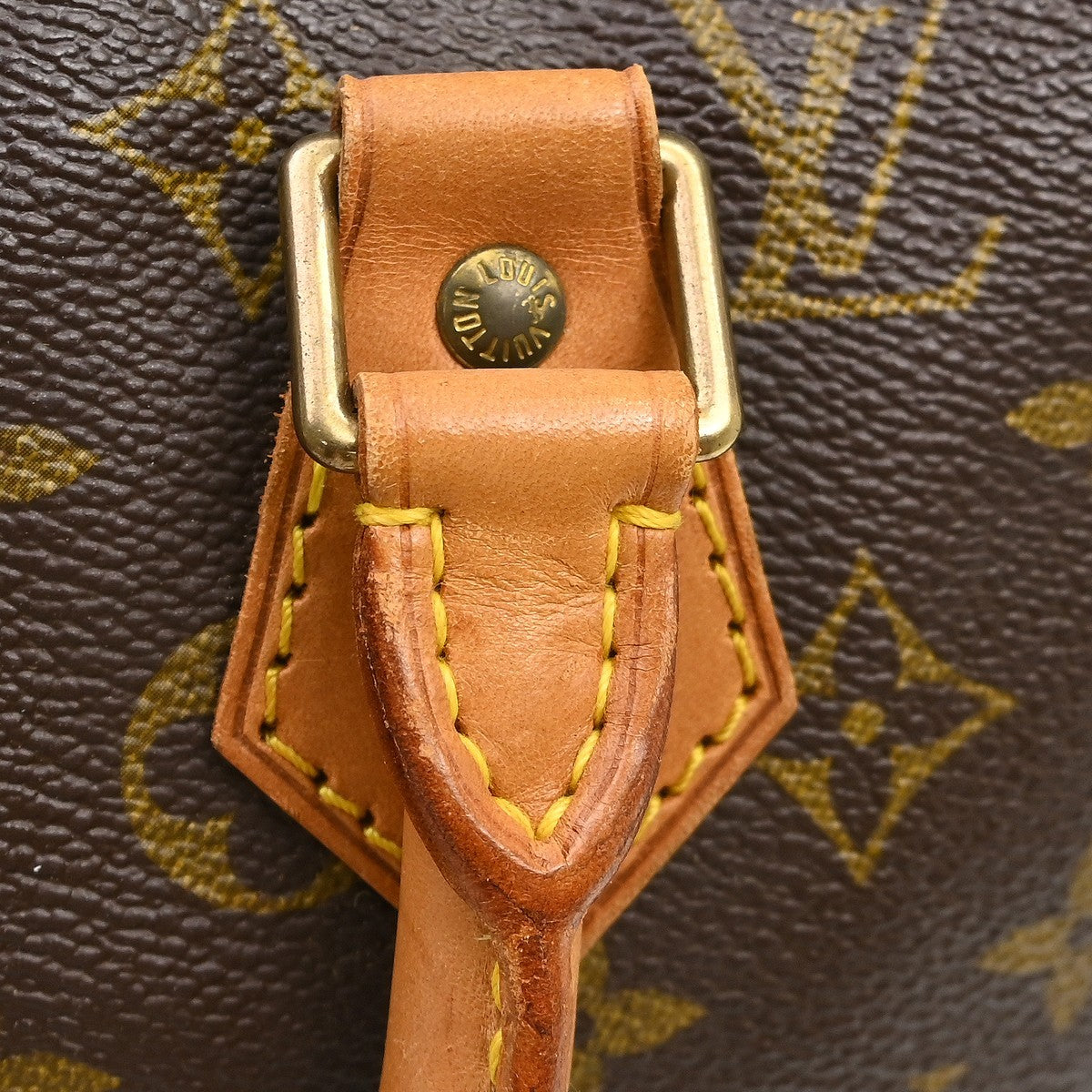 Louis Vuitton Alma Handbag Monogram Canvas Brown Canvas Handbag (Pre-Owned)