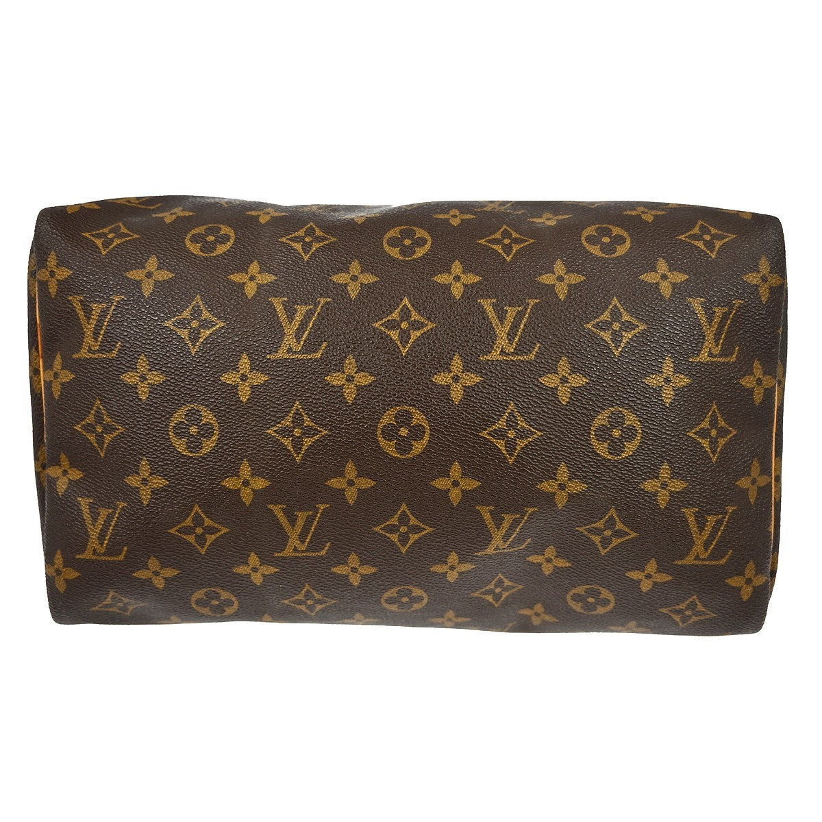 Louis Vuitton Speedy Handbag Monogram Canvas Brown Canvas Handbag (Pre-Owned)