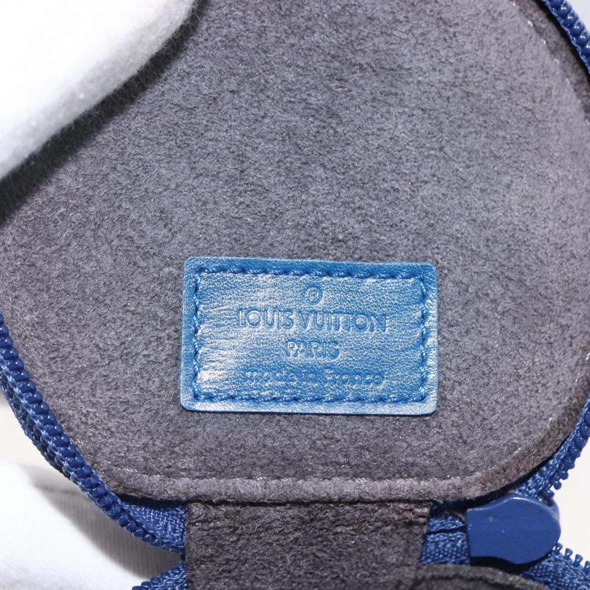Louis Vuitton Ecrin Bijoux Jewelry Case Epi Leather Blue Leather Clutche & Pouche Bag (Pre-Owned)