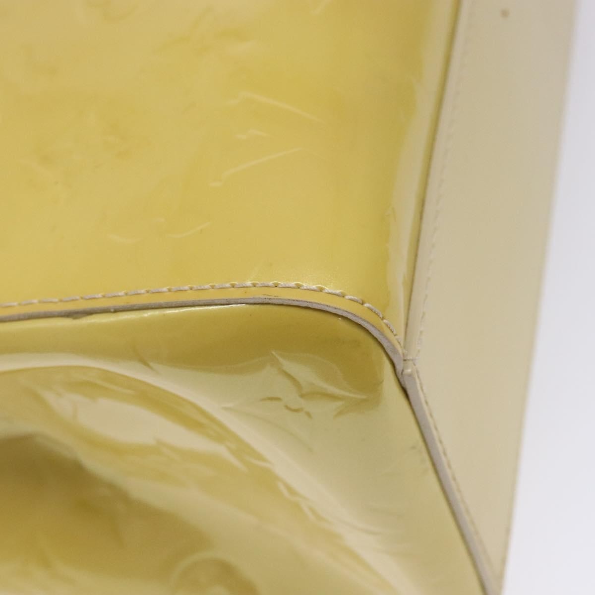 Louis Vuitton Catalina Handbag Monogram Vernis Yellow Patent_Leather Tote Bag Bag (Pre-Owned)