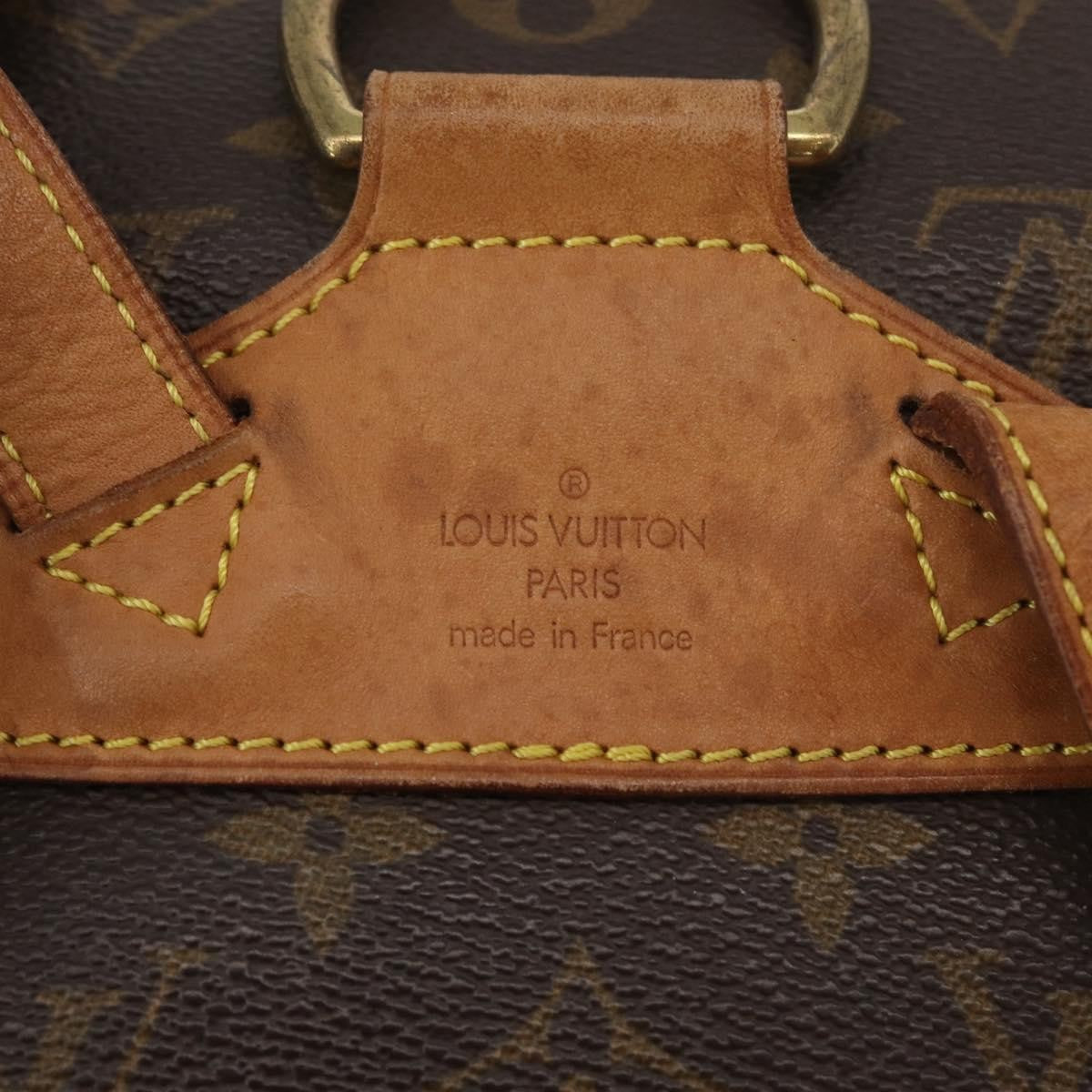 Louis Vuitton Vintage Montsouris Backpack Monogram Canvas Brown Canvas Backpack Bag (Pre-Owned)