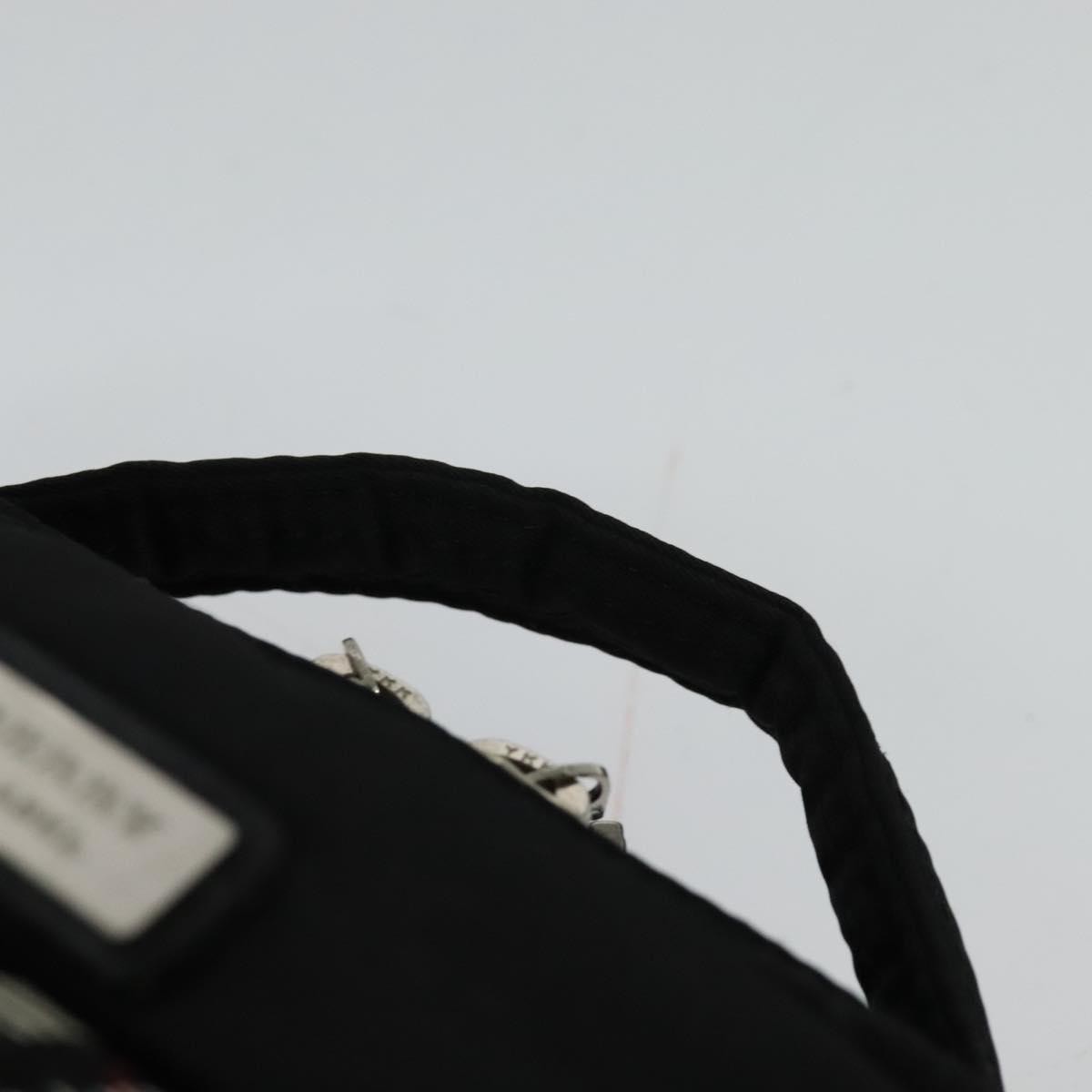 Burberry Nova Check Black Label Nylon Black Nylon Shoulder Bag Bag (Pre-Owned)