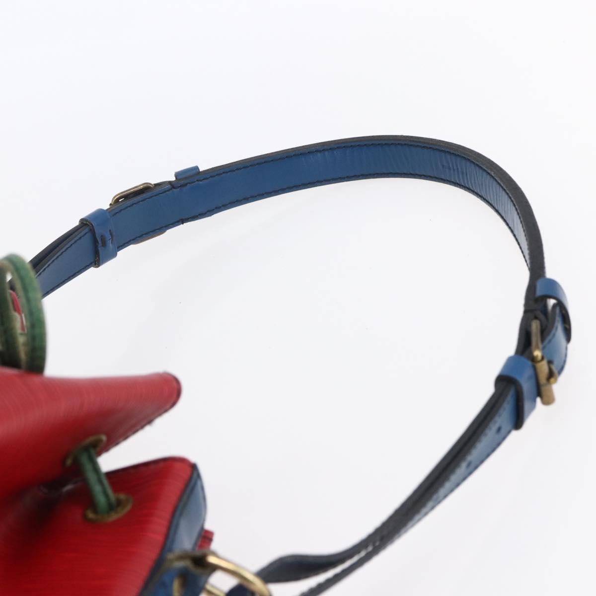 Louis Vuitton Tricolor Noe Handbag Epi Leather Red Leather Shoulder Bag Bag (Pre-Owned)
