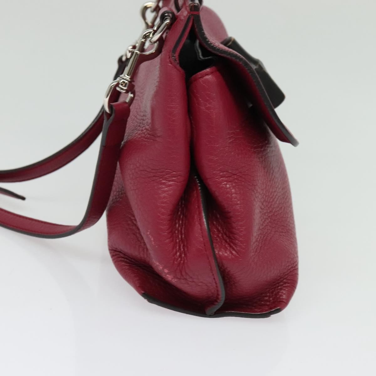 Gucci Bamboo Daily Top Handle Bag Leather Pink Leather Bag (Pre-Owned)