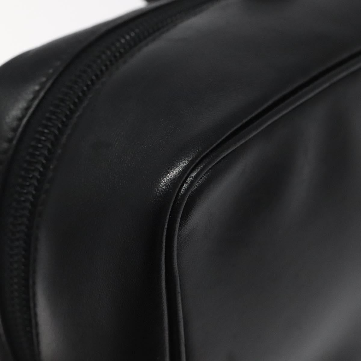 Salvatore Ferragamo Vala Clutch Bag Leather Black Leather Clutche & Pouche Bag (Pre-Owned)