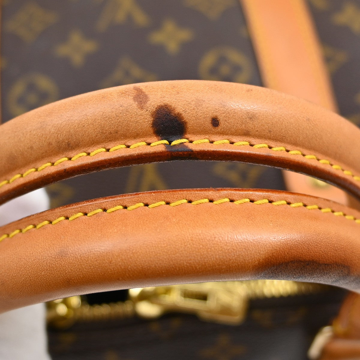 Louis Vuitton Keepall Bag Monogram Canvas Brown Canvas Travel Bag Bag (Pre-Owned)