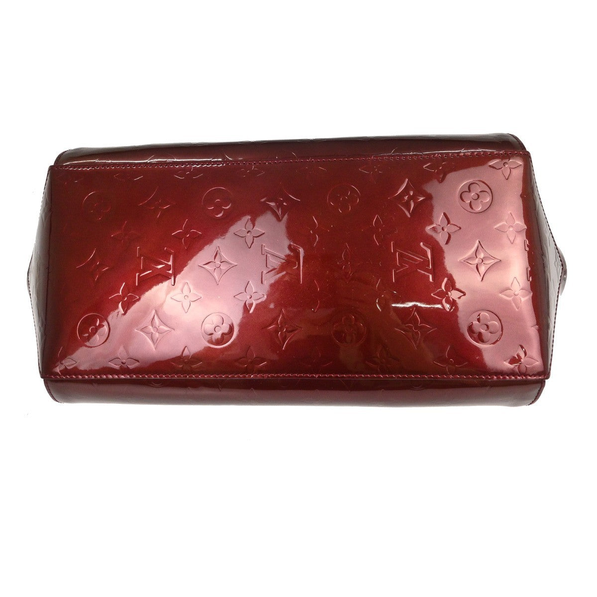 Louis Vuitton Sherwood Handbag Monogram Vernis Red Patent_Leather Handbag (Pre-Owned)