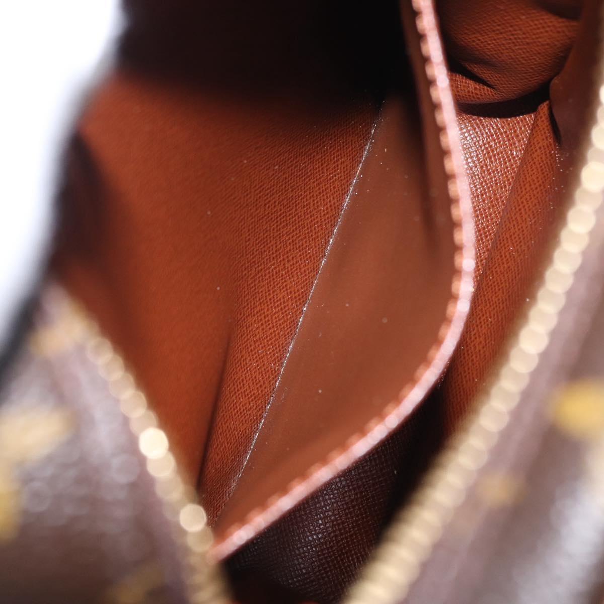Louis Vuitton Amazone Bag Monogram Canvas Brown Canvas Shoulder Bag Bag (Pre-Owned)