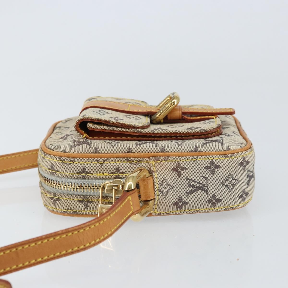 Louis Vuitton Juliette Crossbody Bag Mini Lin Blue Canvas Shoulder Bag Bag (Pre-Owned)