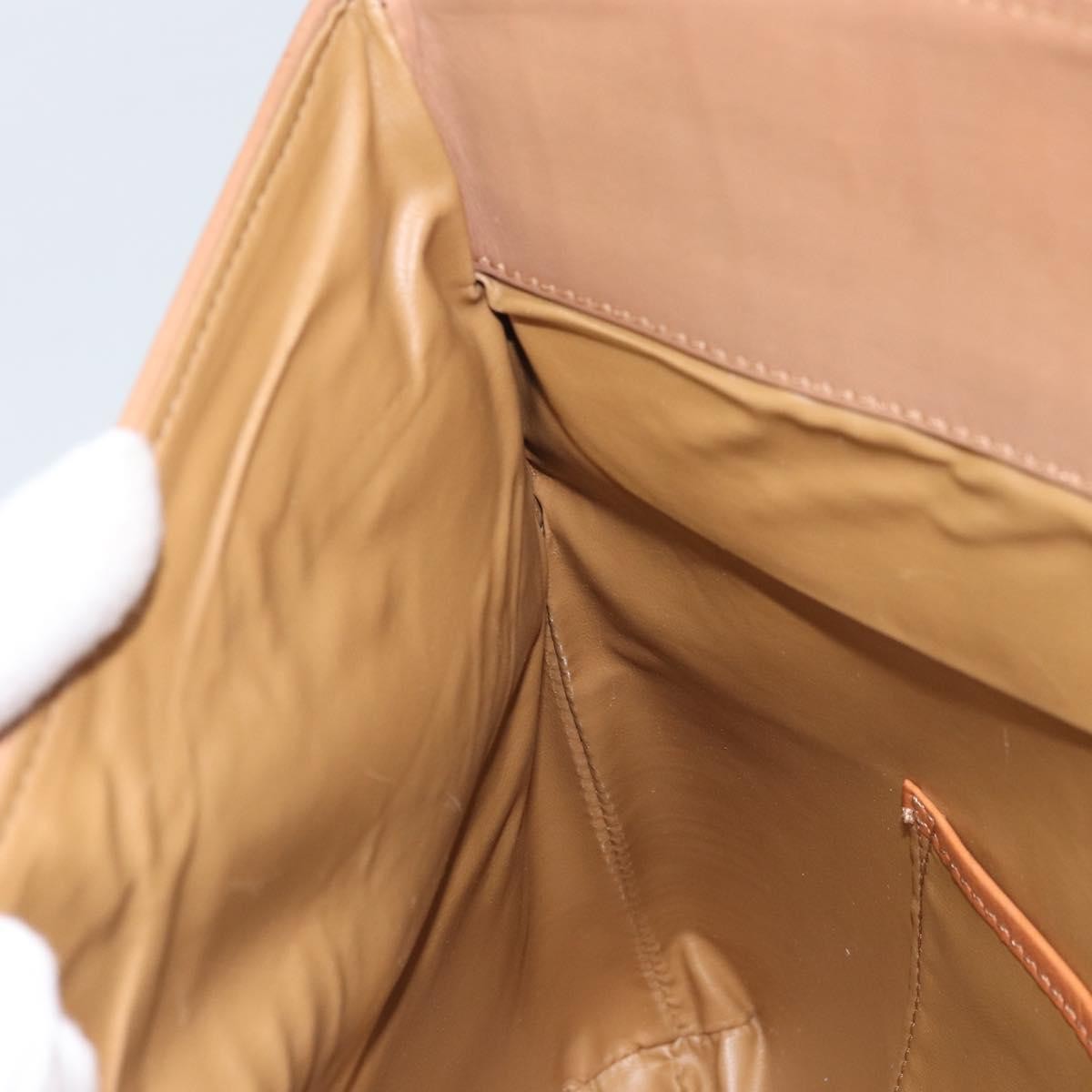 Celine C Macadam Pouch Canvas Beige Pvc Clutche & Pouche Bag (Pre-Owned)