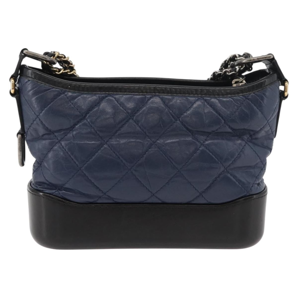 Chanel Gabrielle Hobo Quilted Aged Calfskin Multicolour Leather Shoulder Bag Bag (Pre-Owned)