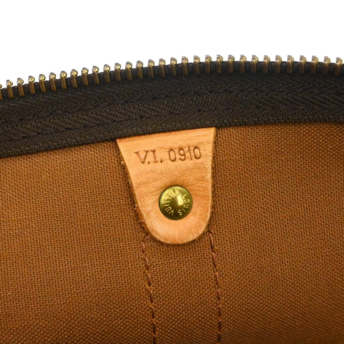 Louis Vuitton Keepall Bandouliere Bag Monogram Canvas Brown Canvas Travel Bag Bag (Pre-Owned)