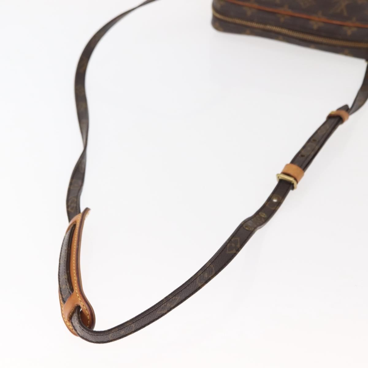 Louis Vuitton Pochette Marly Bandouliere Bag Monogram Canvas Brown Canvas Shoulder Bag Bag (Pre-Owned)