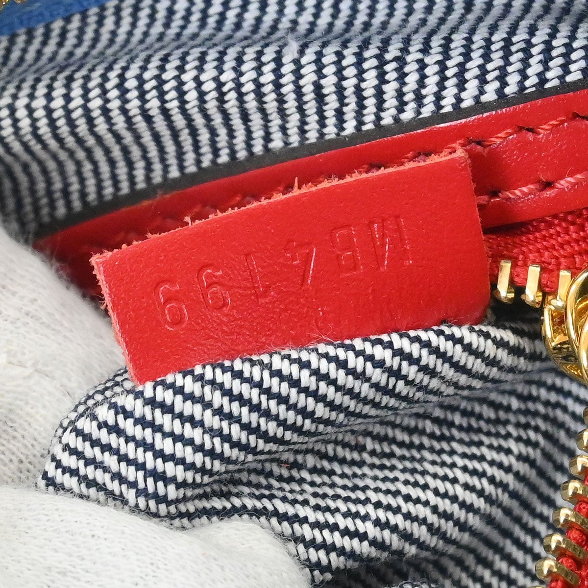 Louis Vuitton Speedy Bandouliere Bag Damier And Monogram Patchwork Denim Blue Denim_Jeans Handbag (Pre-Owned)