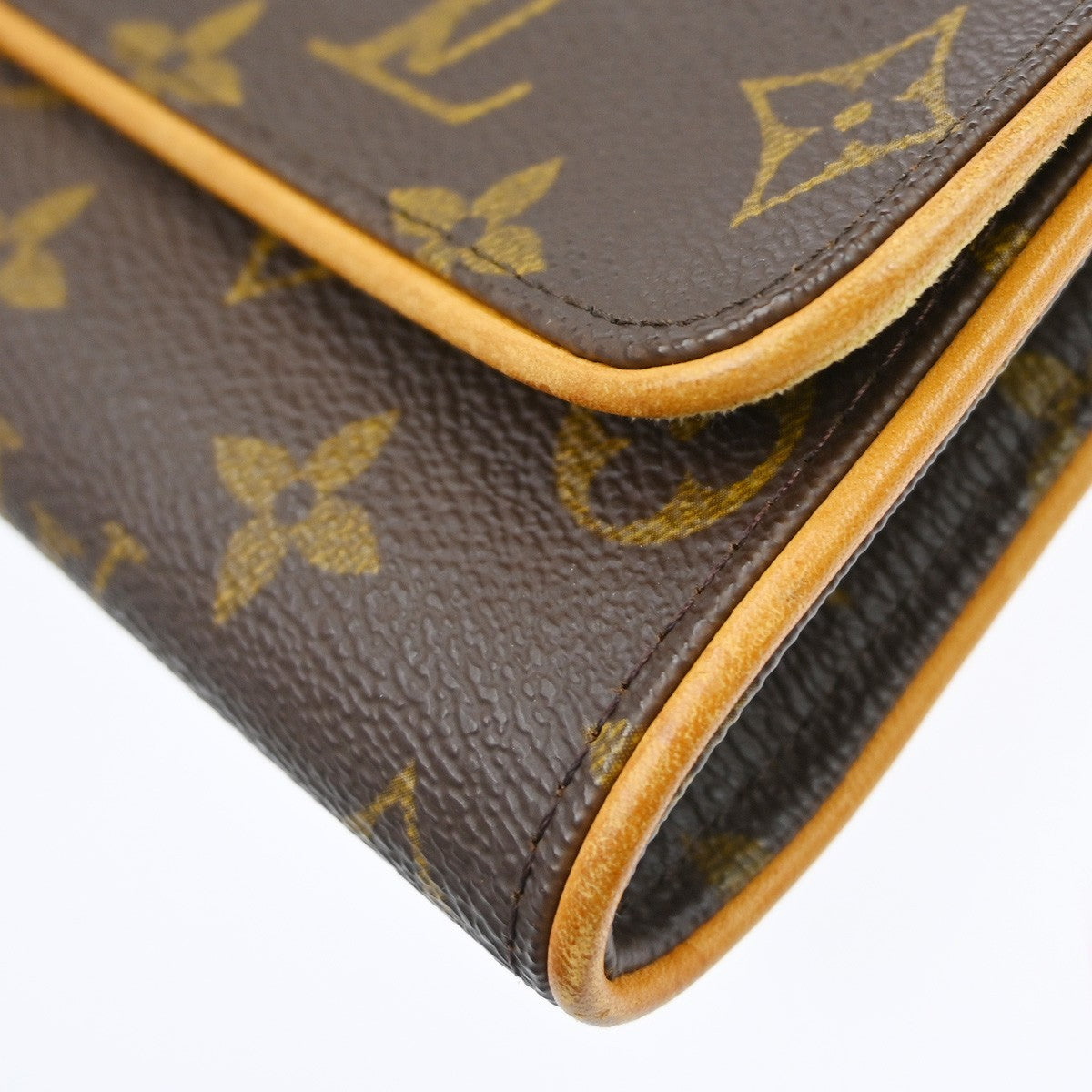 Louis Vuitton Twin Handbag Monogram Canvas Brown Canvas Clutche & Pouche Bag (Pre-Owned)