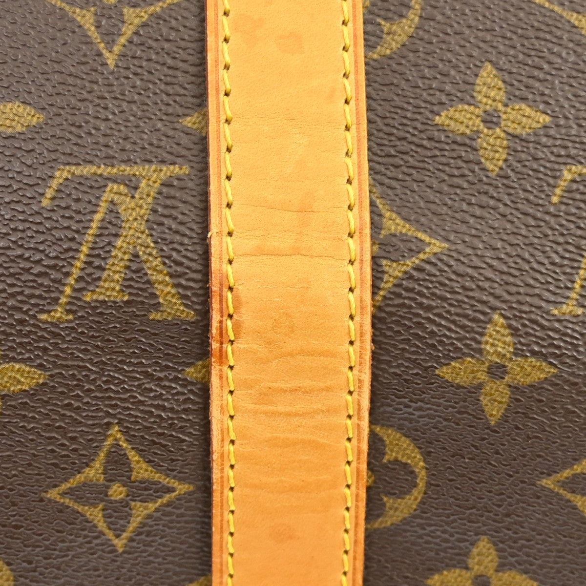 Louis Vuitton Keepall Bag Monogram Canvas Brown Canvas Travel Bag Bag (Pre-Owned)
