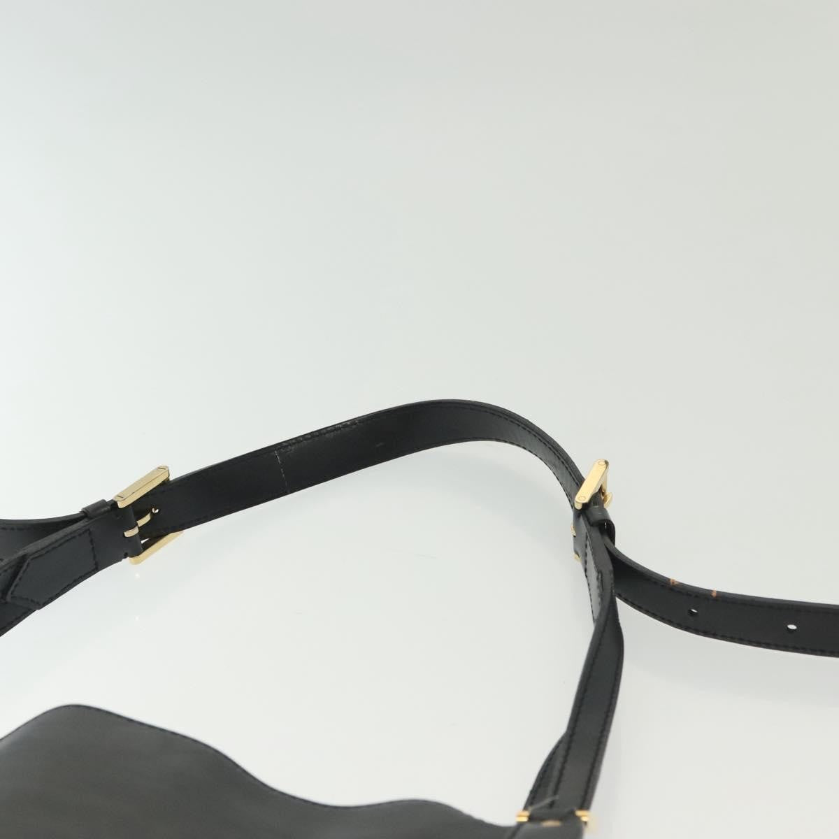 Louis Vuitton Mandara Handbag Epi Leather Black Leather Shoulder Bag Bag (Pre-Owned)