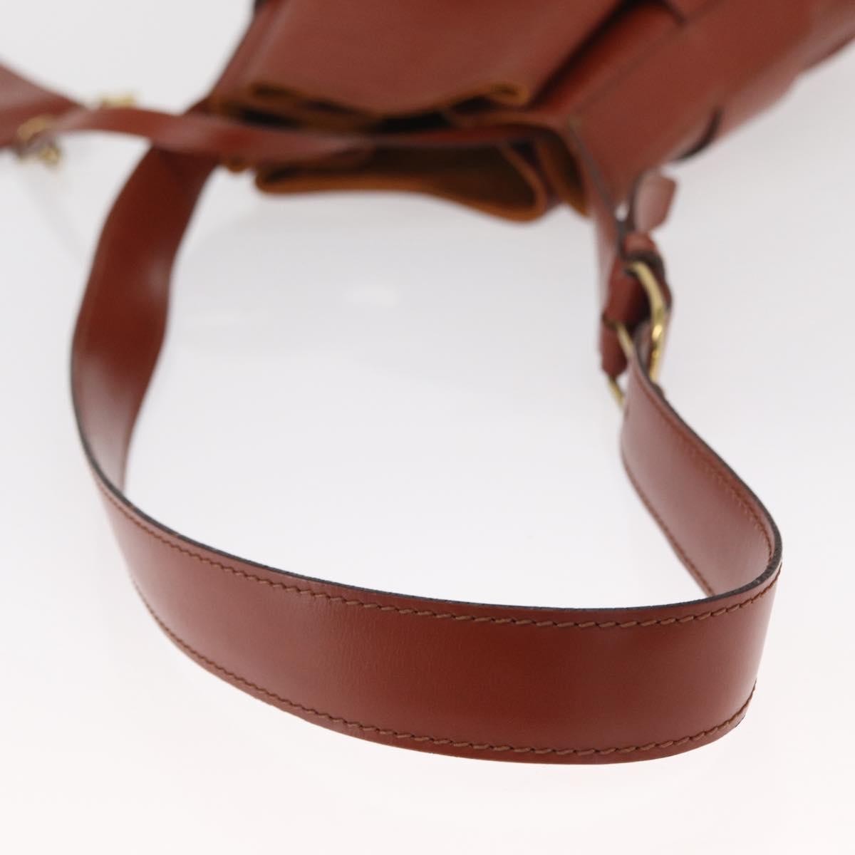 Louis Vuitton Vintage Sac D'epaule Handbag Epi Leather Brown Leather Shoulder Bag Bag (Pre-Owned)