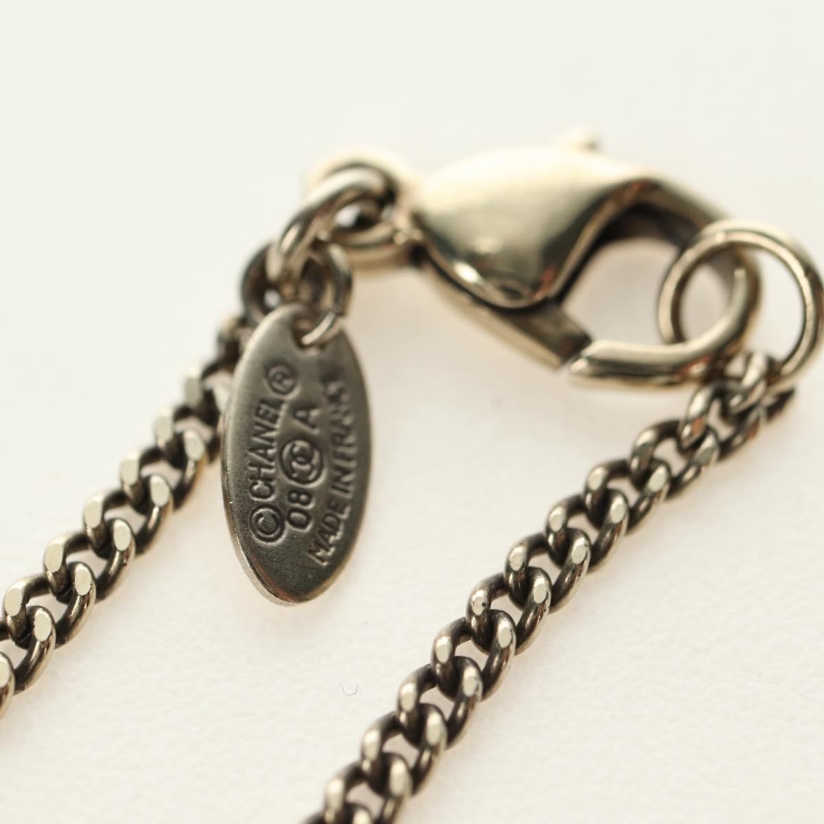 Chanel Feather Cc Pendant Necklace Metal Gold Metal Necklace Jewelry (Pre-Owned)