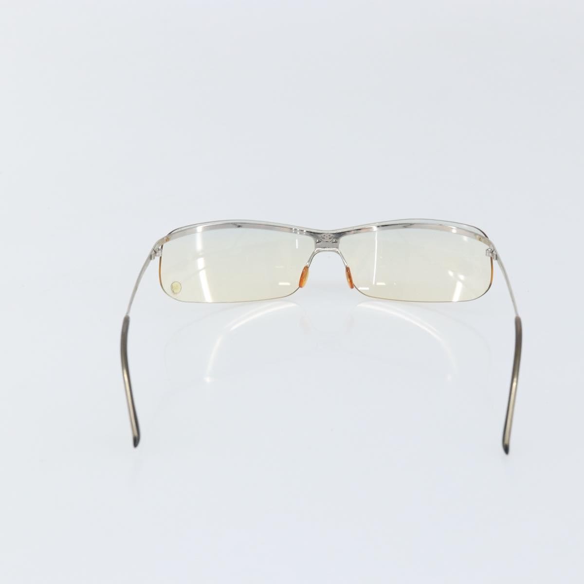 Chanel Logo Cc Sunglasses Metal Silver Metal Sunglasse Accessory (Pre-Owned)
