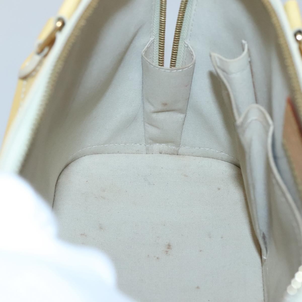 Louis Vuitton Alma Handbag Patent Leather Yellow Patent_Leather Handbag (Pre-Owned)