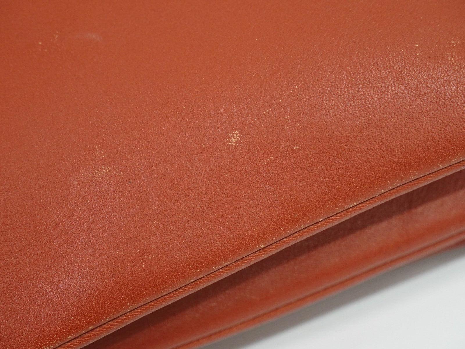 Celine Trio Crossbody Bag Leather Red Leather Shoulder Bag Bag (Pre-Owned)