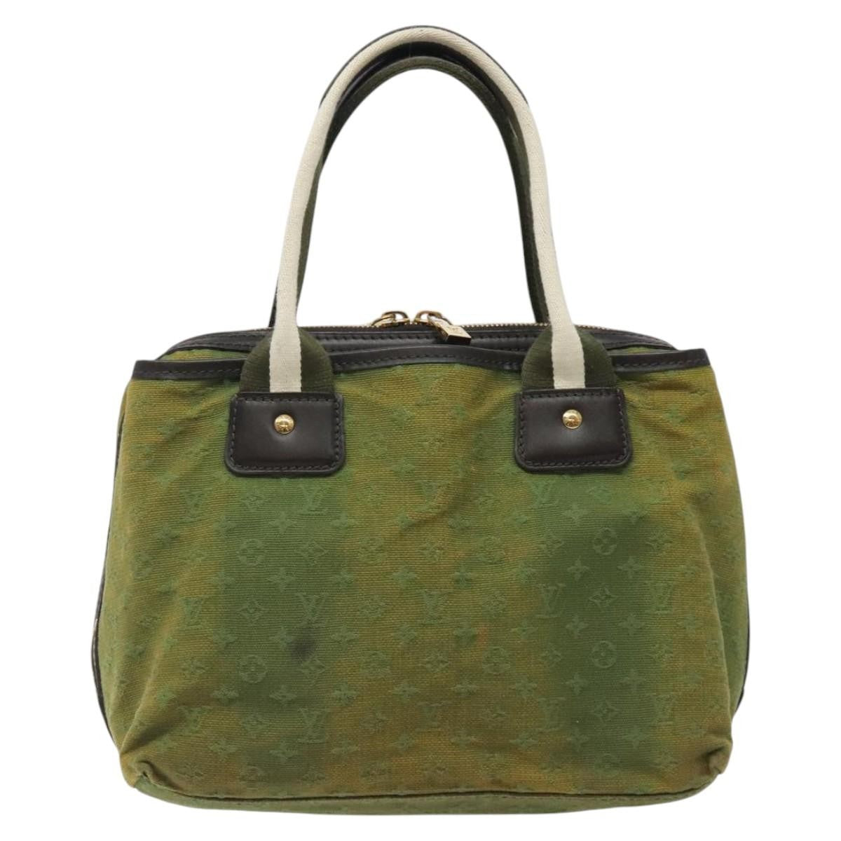 Louis Vuitton Sac Mary Kate Handbag Mini Lin Khaki Canvas Handbag (Pre-Owned)