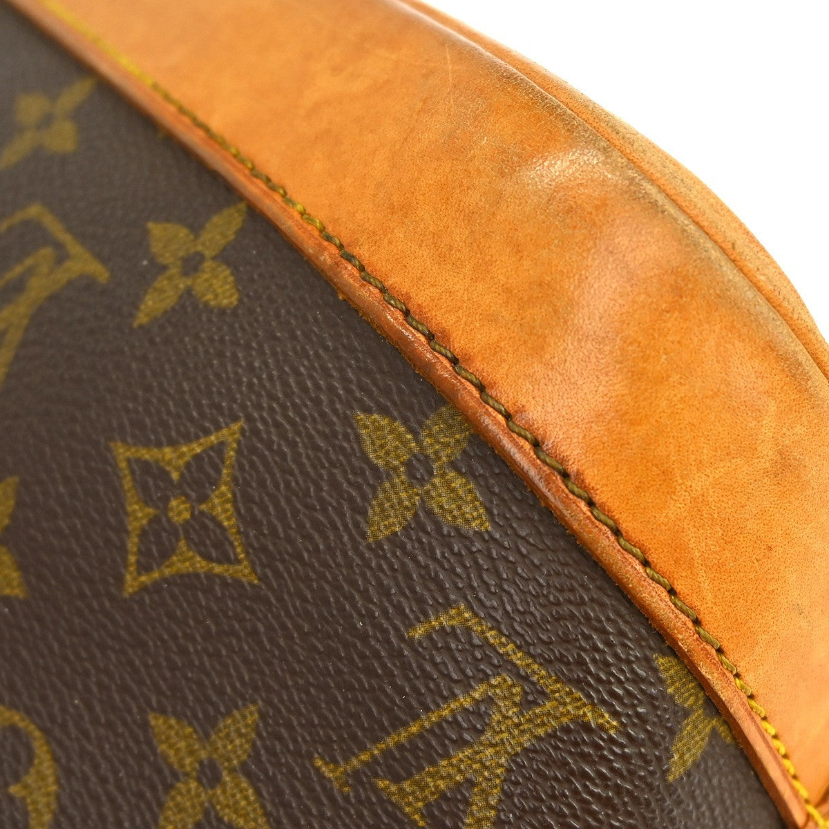 Louis Vuitton Alma Handbag Monogram Canvas Brown Canvas Handbag (Pre-Owned)