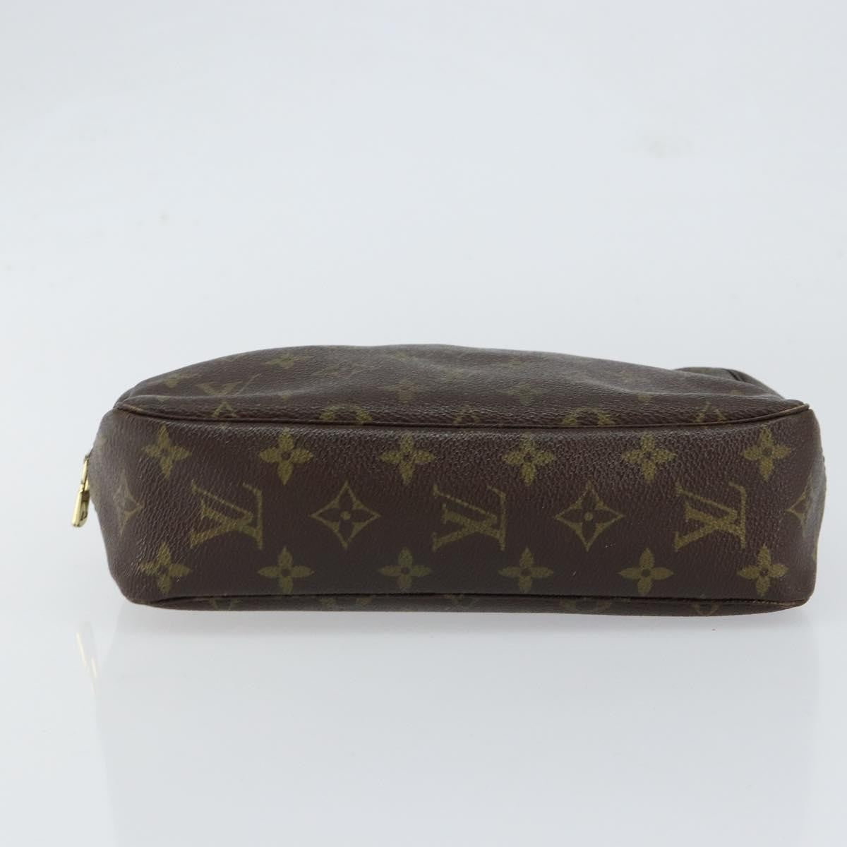 Louis Vuitton Trousse Toiletry Pouch Monogram Canvas Brown Canvas Toiletry Case Accessory (Pre-Owned)