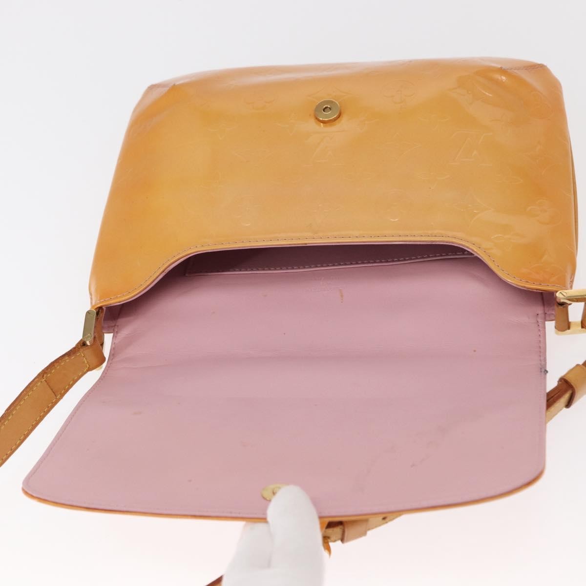 Louis Vuitton Thompson Street Handbag Monogram Vernis Yellow Patent_Leather Shoulder Bag Bag (Pre-Owned)