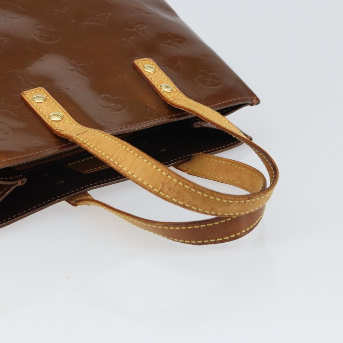 Louis Vuitton Reade Handbag Monogram Vernis Brown Patent_Leather Handbag (Pre-Owned)