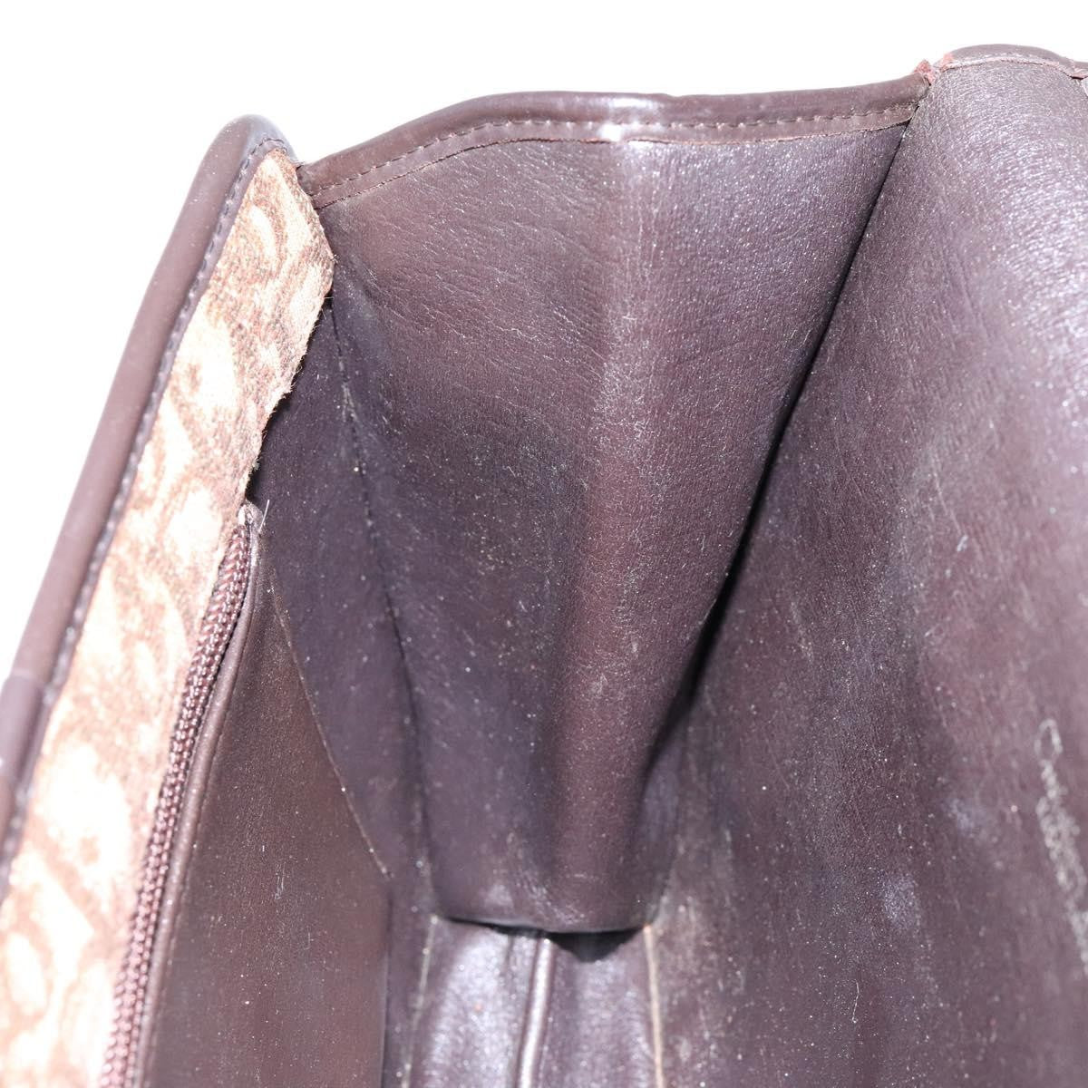 Christian Dior Vintage Trotter Pouch Diorissimo Canvas Brown Canvas Clutche & Pouche Bag (Pre-Owned)